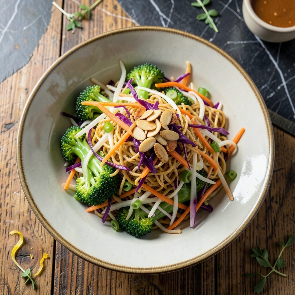 Recipe Broccoli Slaw Salad Ramen Noodles: Crunchy Asian-Inspired Lunch