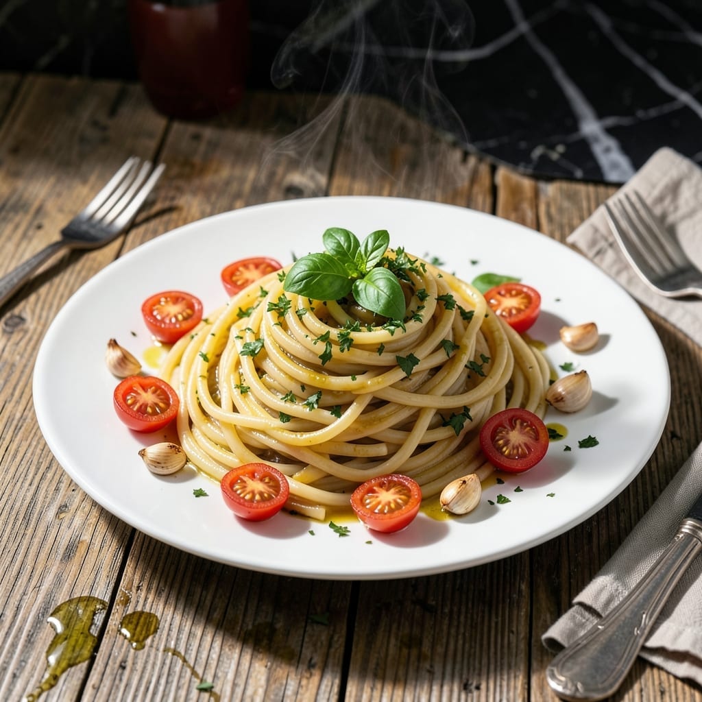 Pasta Recipe 177711: One-Pot Garlic and Herb Simplicity