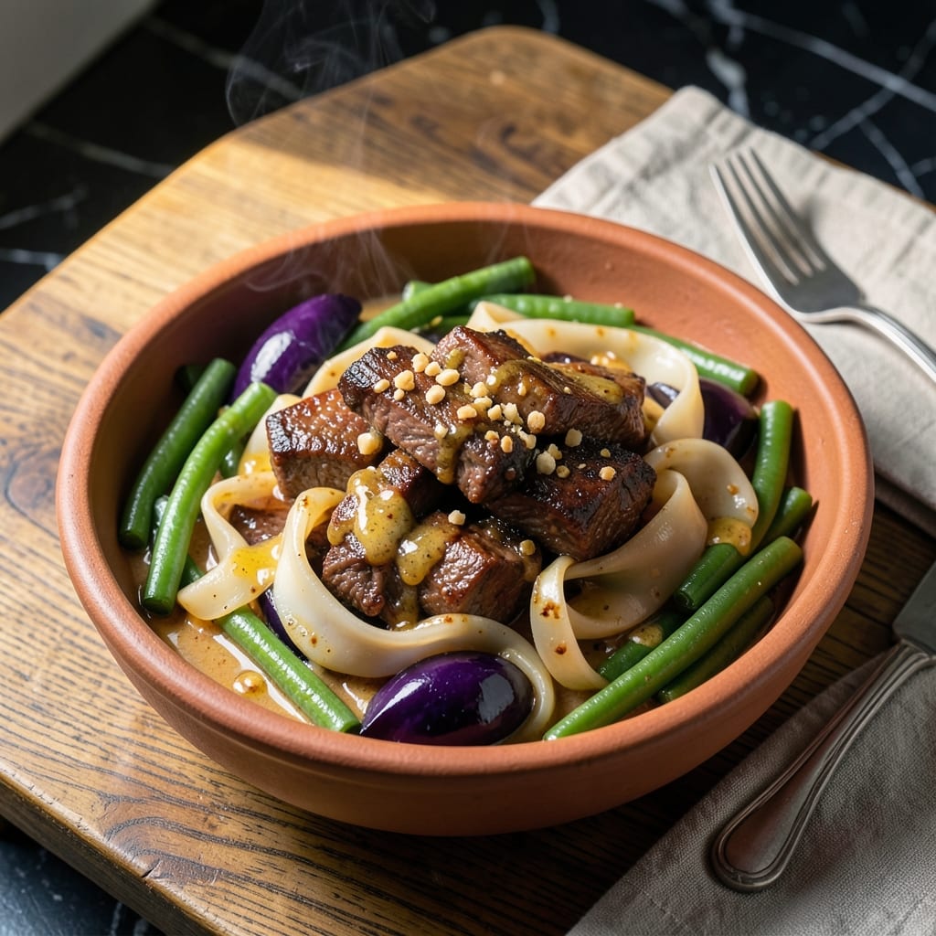 Kare Kare Recipe Slow Cooker: Filipino Peanut Stew with Fall-Off-The-Bone Beef