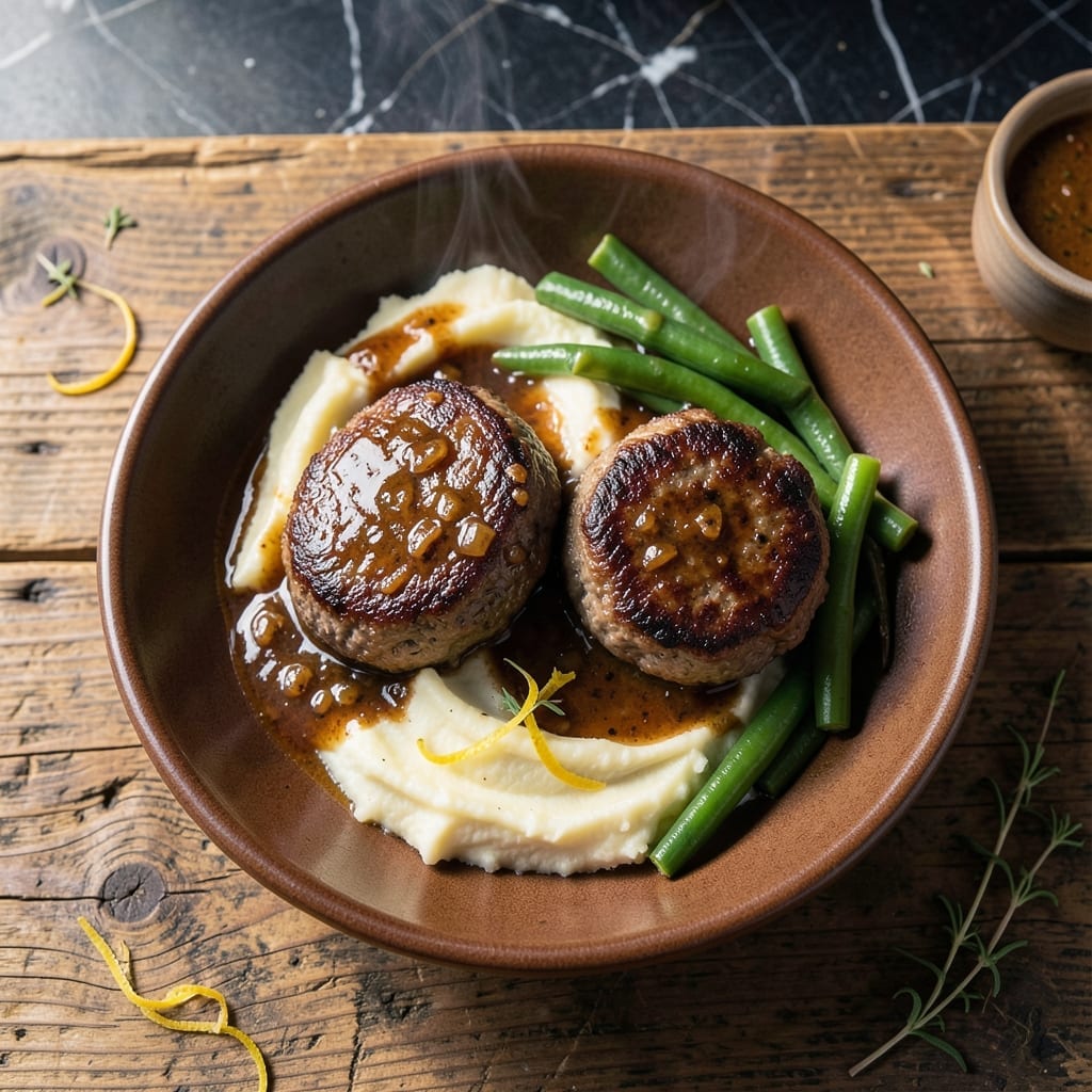 Salisbury Steak Recipe With Onion Soup Mix: Savory Gravy-Soaked Patties