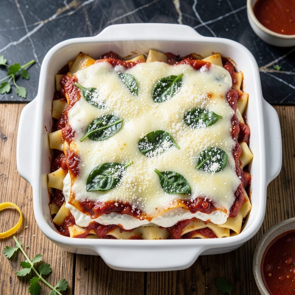 Gluten Free Lasagna Recipe No Cook Noodles: Layered Cheese and Sauce Without the Prep