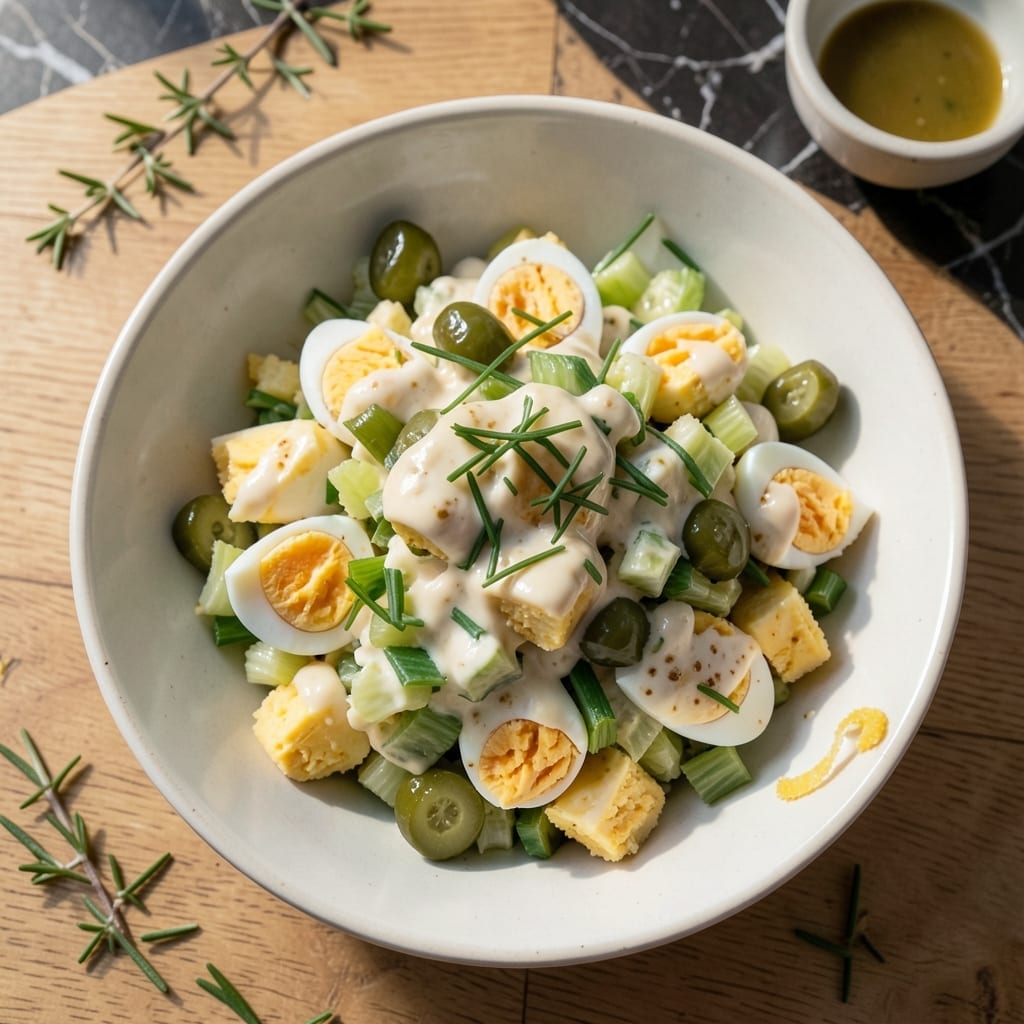 Egg Salad Recipe With Pickles And Celery: Classic Diner-Style Crunch