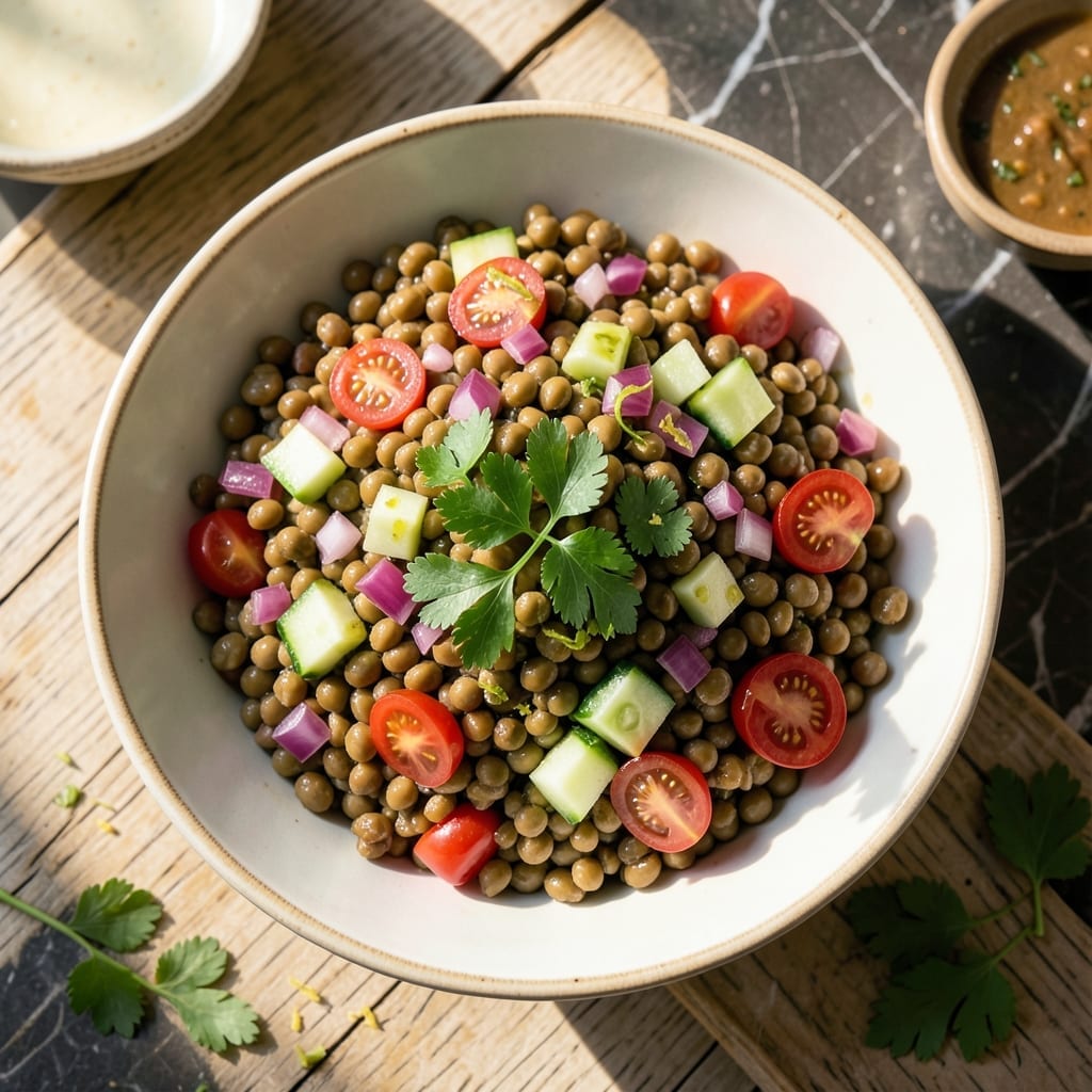 Green Lentil Salad Recipe Easy: Bright Herbs and Lemon Zing