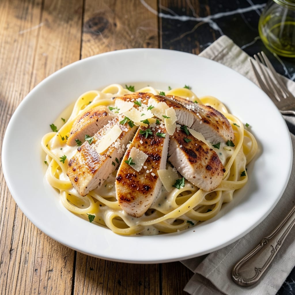 Olive Garden Chicken Alfredo Recipe Ingredients: Copycat Creamy Fettuccine Delight