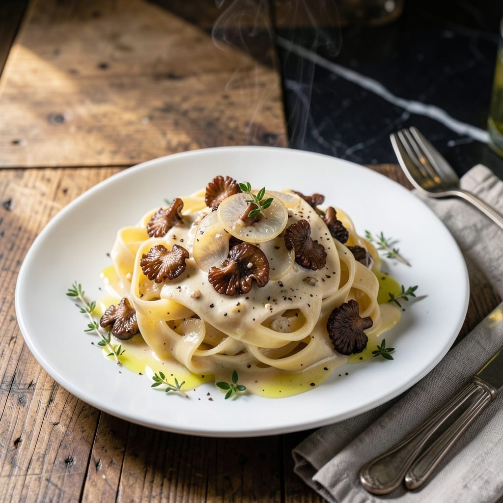 Maitake Mushroom Recipe Pasta: Earthy Umami With Creamy Garlic Sauce Maitake Mushroom Recipe Pasta: Earthy Umami With Creamy Garlic Sauce