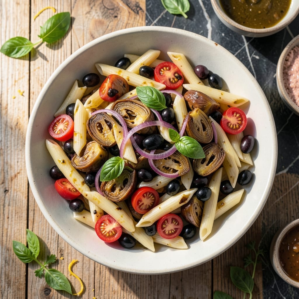 Italian Pasta Salad Recipe With Artichoke Hearts: Mediterranean Freshness in Every Bite Italian Pasta Salad Recipe With Artichoke Hearts: Mediterranean Freshness in Every Bite