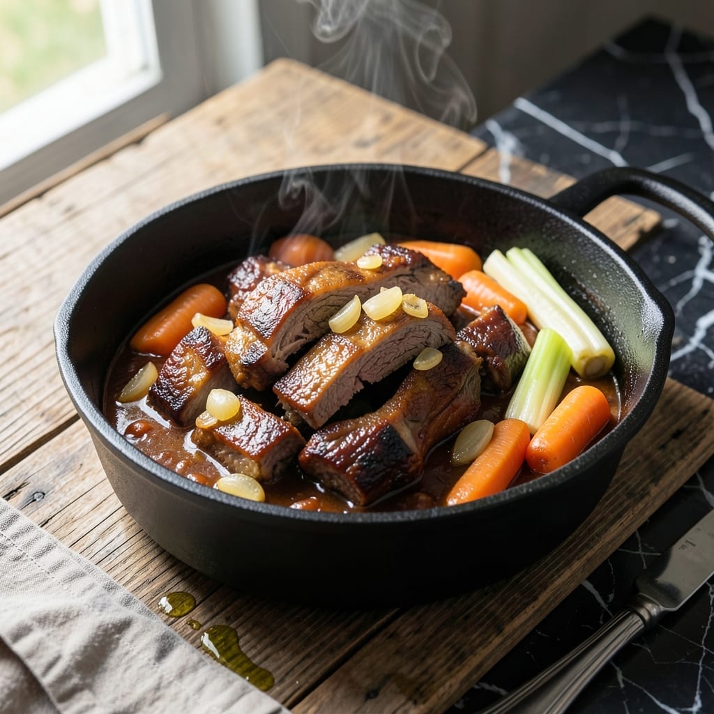 Recipe for Cooking Oxtail in Slow Cooker: Rich and Unctuous Braised Goodness