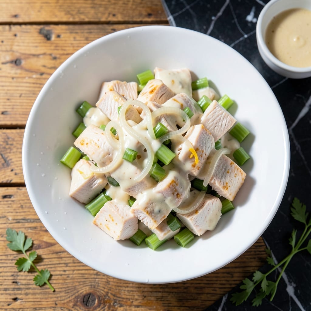 Chicken Salad Recipe With Vidalia Onion Dressing: Sweet Allium Creaminess Without Mayo