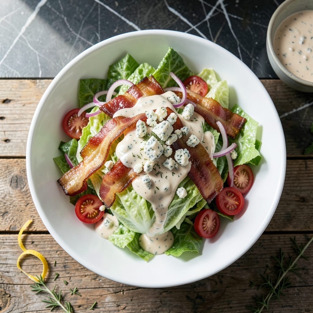 Wedge Salad Recipe With Ranch: Iceberg Crispness With Creamy Homemade Dressing
