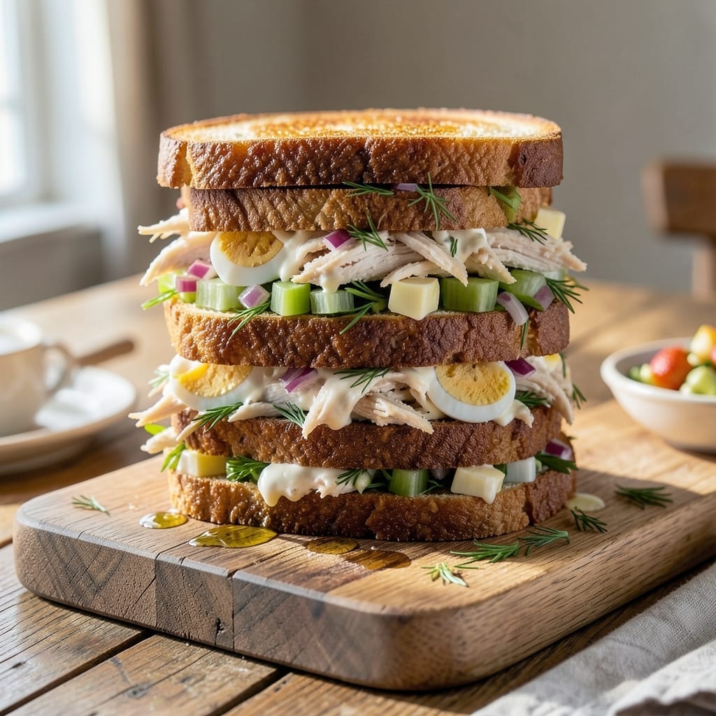 Chicken Salad Sandwich Recipe With Boiled Eggs