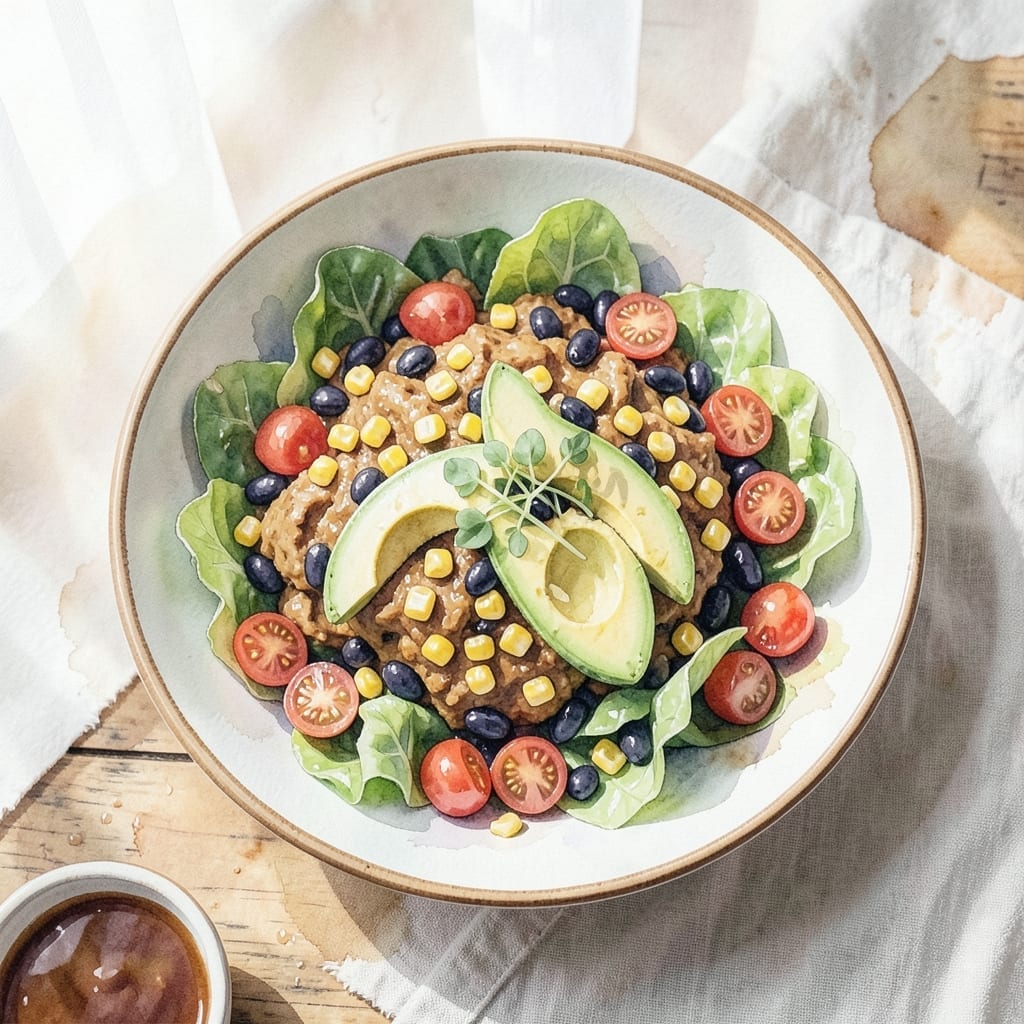 Taco Salad Recipe With Beans and Corn: Fiesta in a Bowl With Southwestern Flair