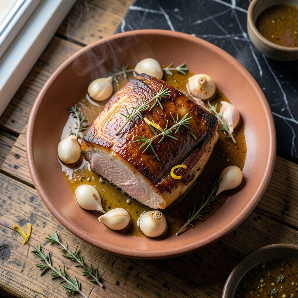 Garlic Pork Roast Recipe Slow Cooker: Hands-Off Herb-Infused Tenderness