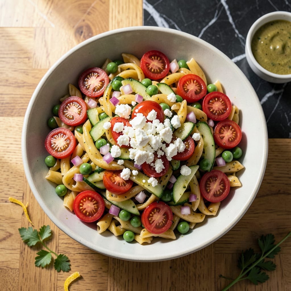 Pasta Salad Recipe With Peas: Garden-Fresh Crunch in Every Bite