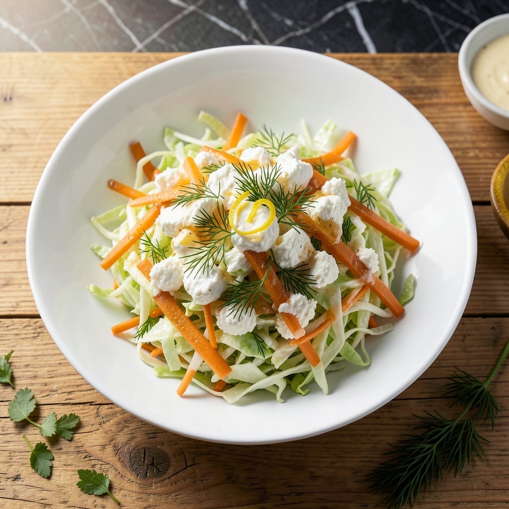 Coleslaw Recipe With Cottage Cheese: Tangy Creaminess With a Protein Twist