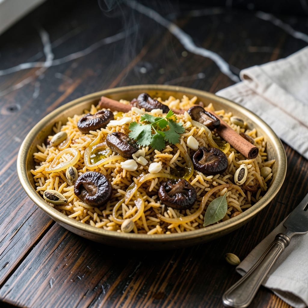 Mushroom Rice Recipe Indian: Fragrant Basmati With Earthy Spices
