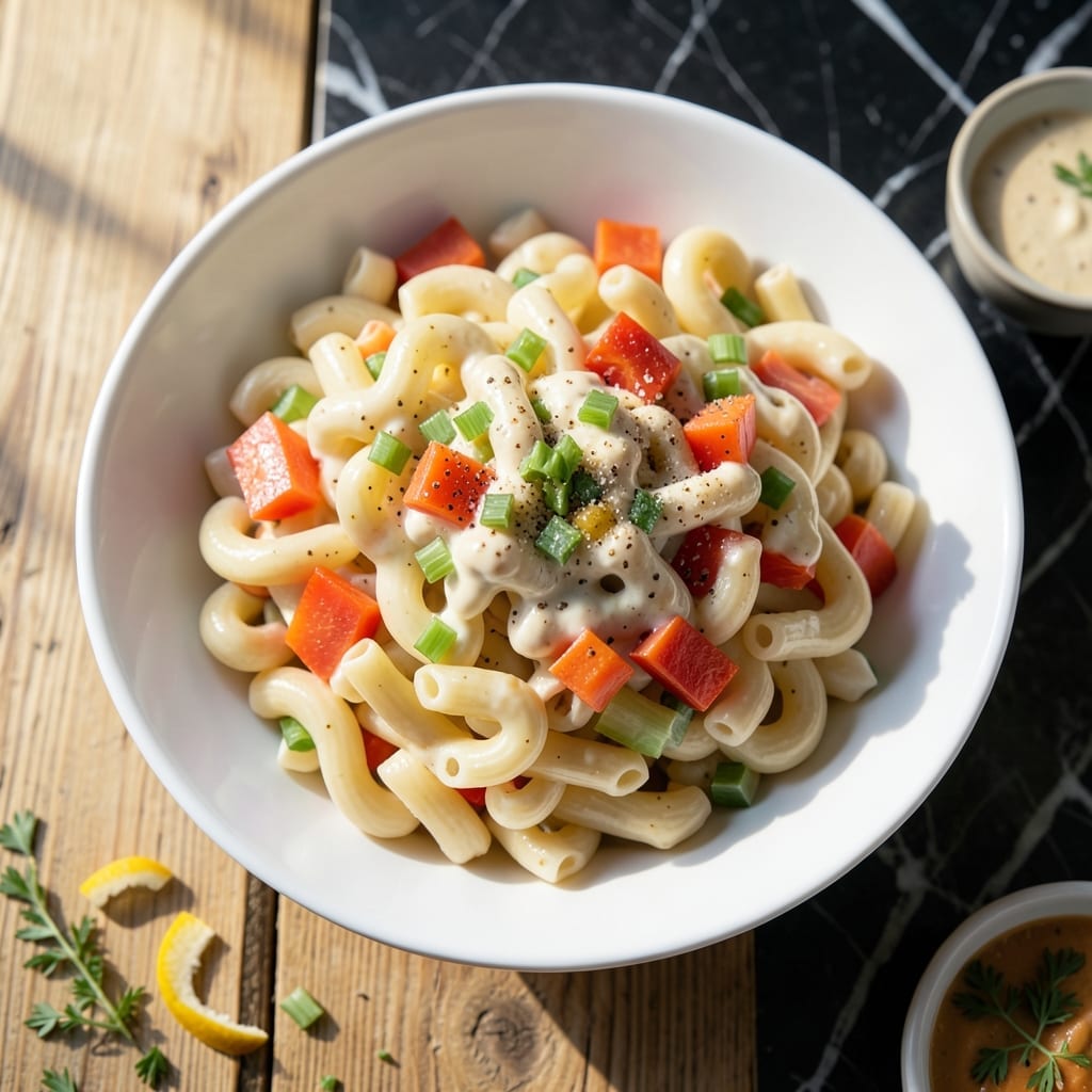 Macaroni Salad Recipe Ideas: Chilled Creamy Pasta With Garden Crunch Macaroni Salad Recipe Ideas: Chilled Creamy Pasta With Garden Crunch
