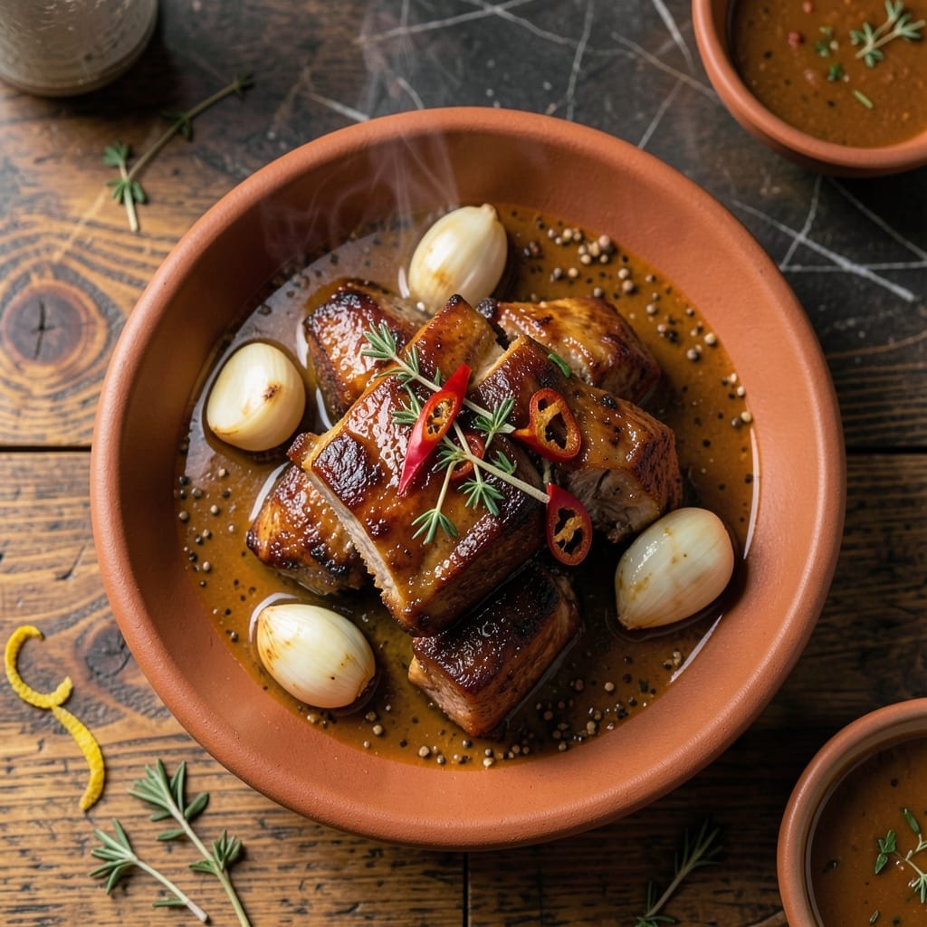 Garlic Pork Recipe Guyana: Caribbean-Spiced Slow-Cooked Tenderness