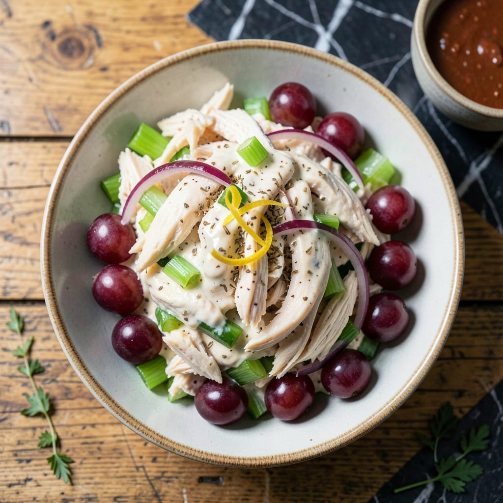 Chicken Salad Recipe With Dry Ranch Dressing Mix: No-Cook Creamy Crunch