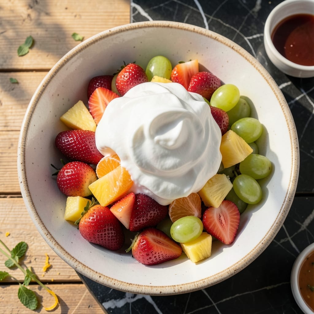 Fruit Salad Recipe With Marshmallow Fluff: Whipped Cream Dream Dessert