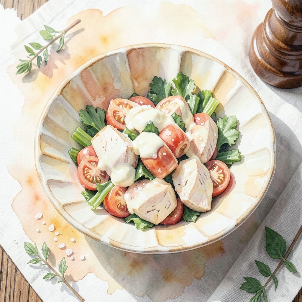Chicken Salad Recipe With Tomatoes: Garden-Fresh Creaminess With Every Bite