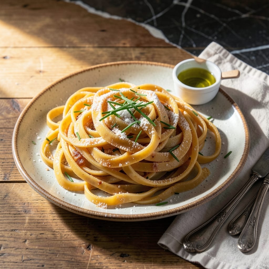 Egg Noodle Recipe for Pasta Machine: Silky Ribbons in Minutes