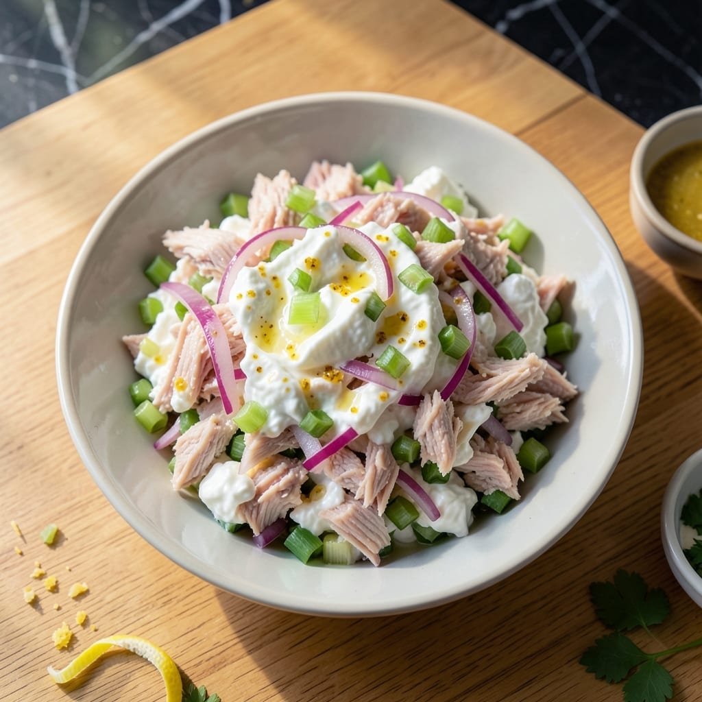 Low Fat Tuna Salad Recipe With Greek Yogurt: Light and Protein-Packed Lunch