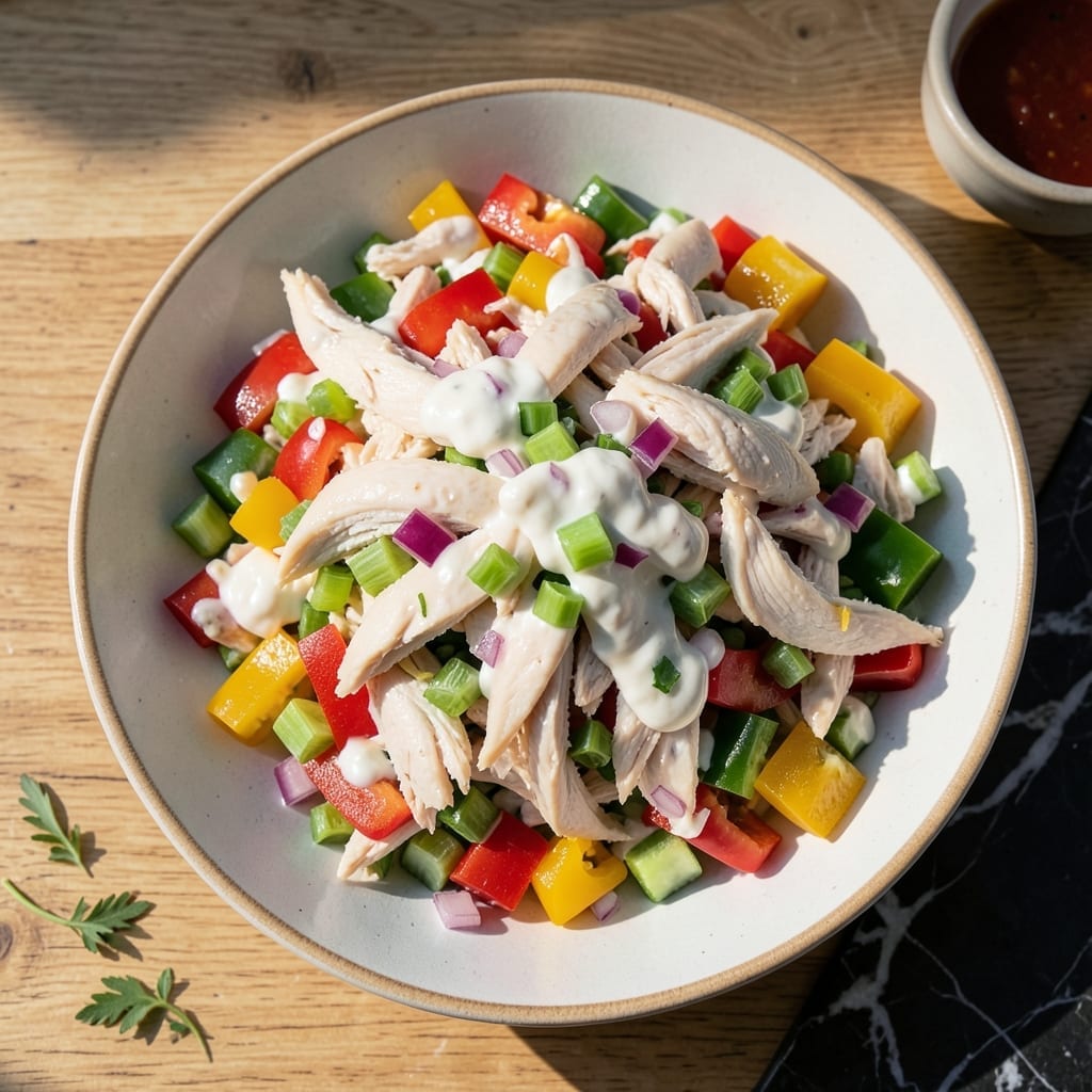 Chicken Salad Recipe With Bell Peppers: Vibrant Crunch in Every Bite
