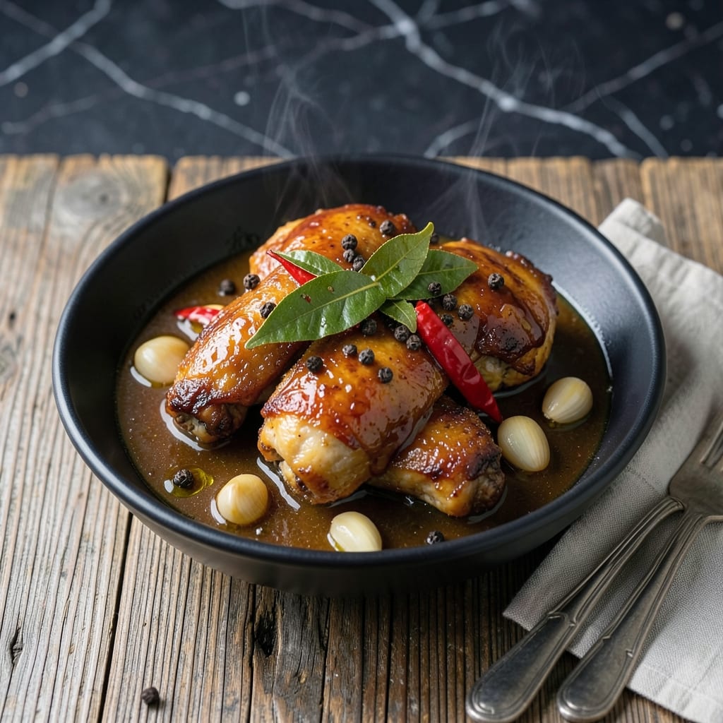 Filipino Chicken Adobo Recipe Slow Cooker: Tangy Garlic Braise Hands-Off