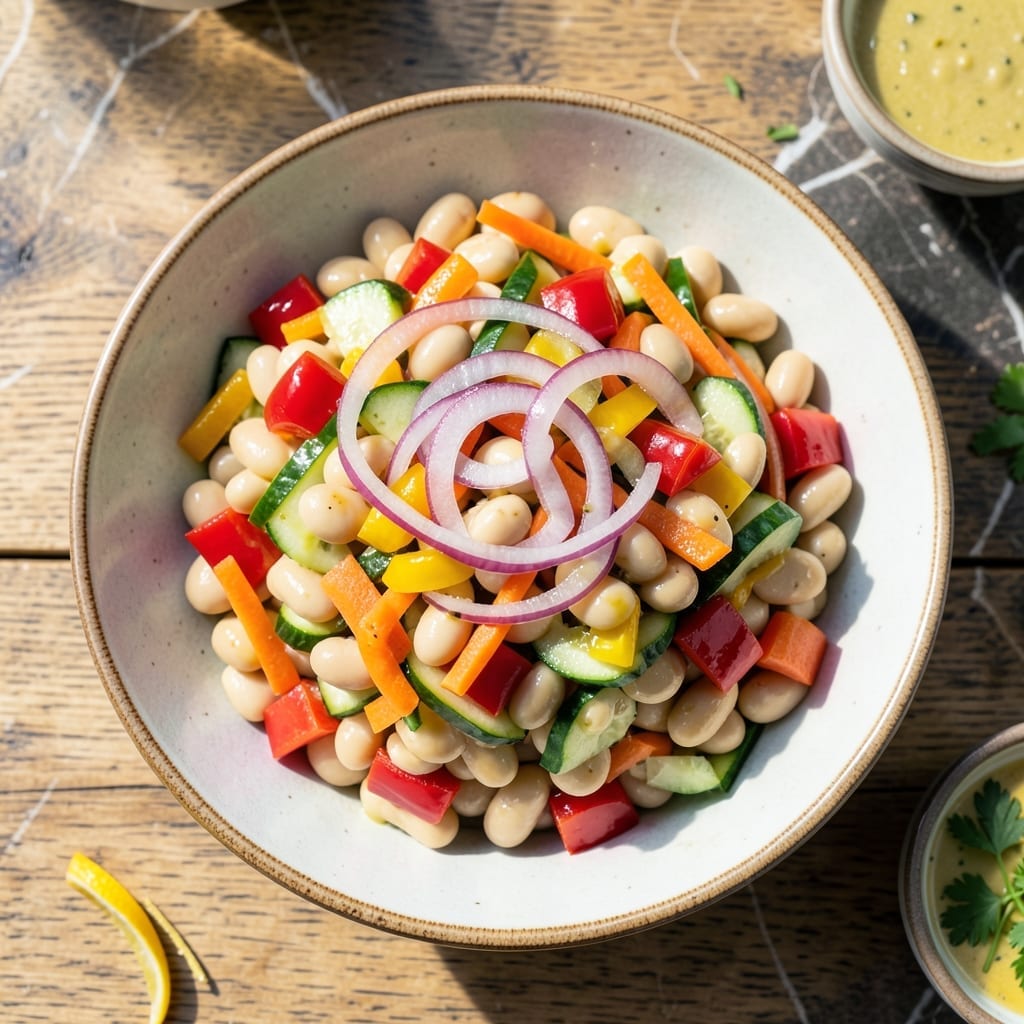 Butter Beans Salad Recipe South Africa: Rainbow Freshness With Chakalaka Kick Butter Beans Salad Recipe South Africa: Rainbow Freshness With Chakalaka Kick