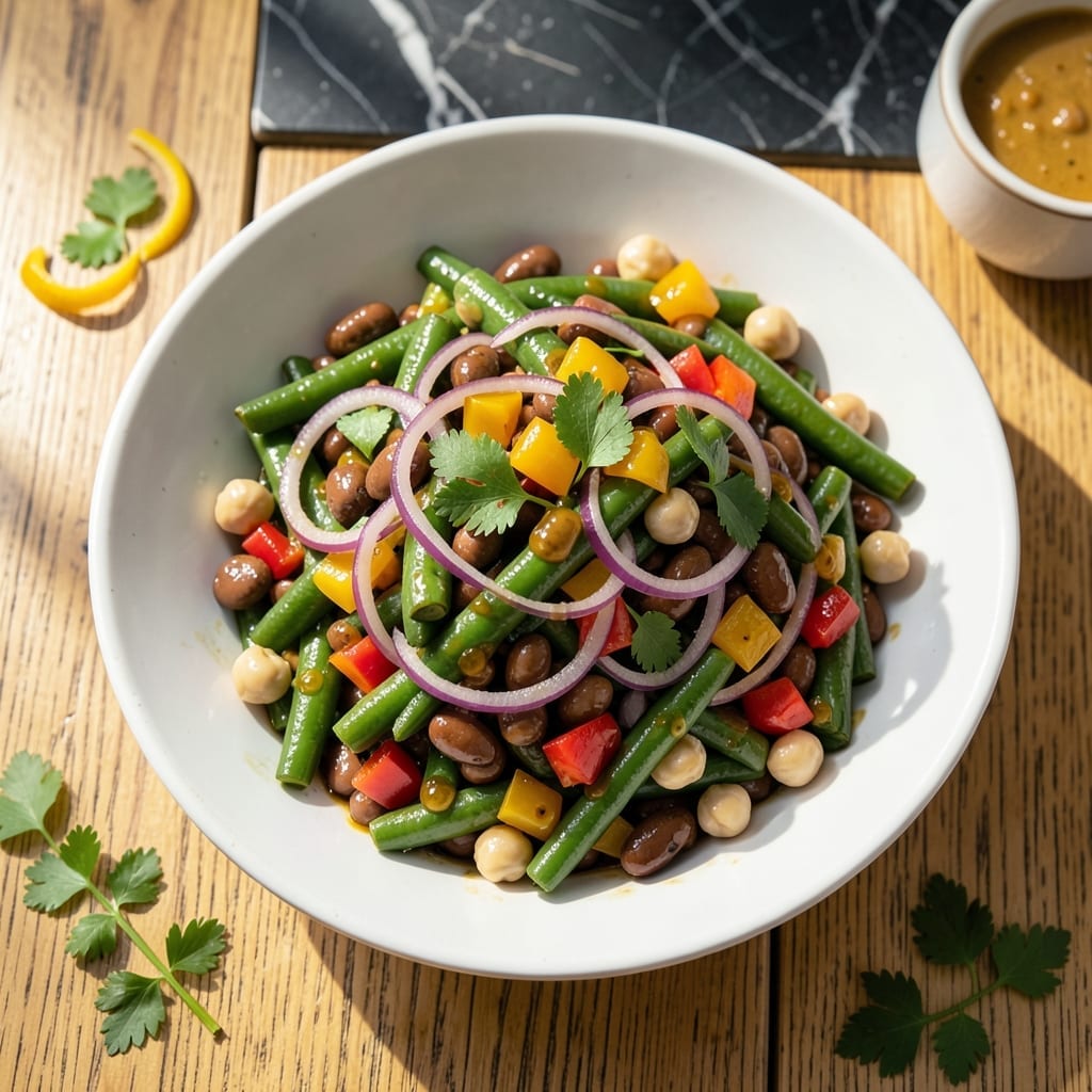 Bean Salad Recipe With Italian Dressing: Fresh Veggies and Zesty Flavor