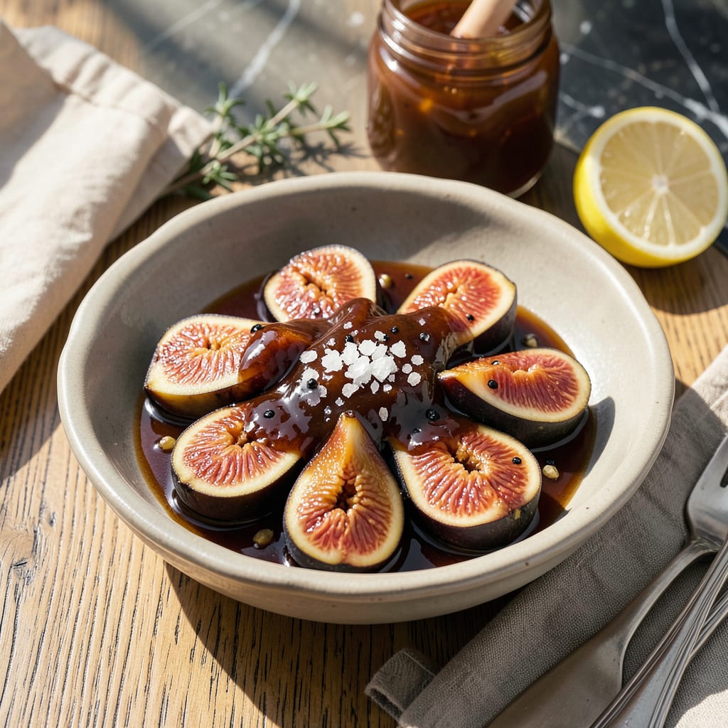 Fig Balsamic Glaze Recipe: Sweet Tart Drizzle for Cheese Boards and Desserts example with annotations