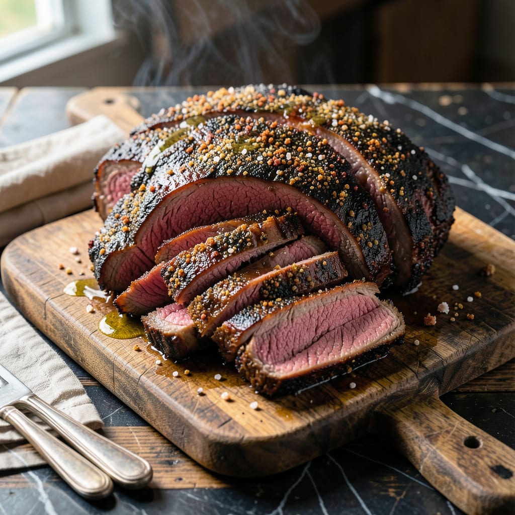 franklins bbq brisket recipe illustration with key details