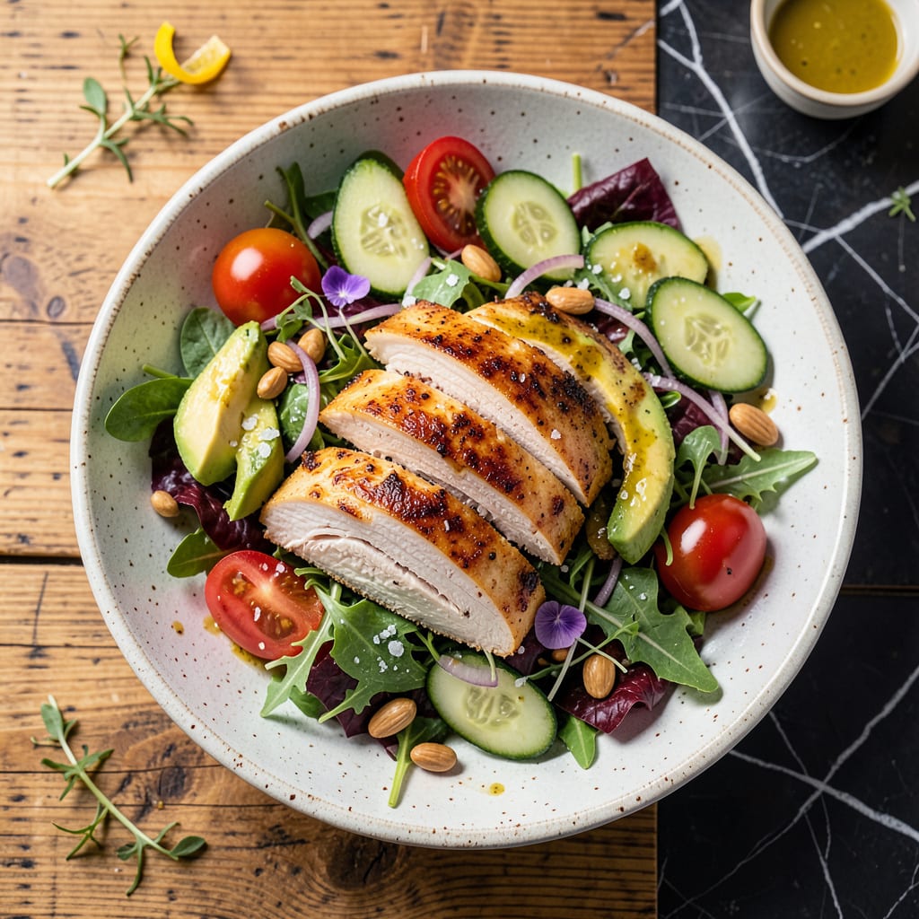 Fresh Market Roasted Chicken Salad Recipe: Crisp Greens and Juicy Protein Perfection