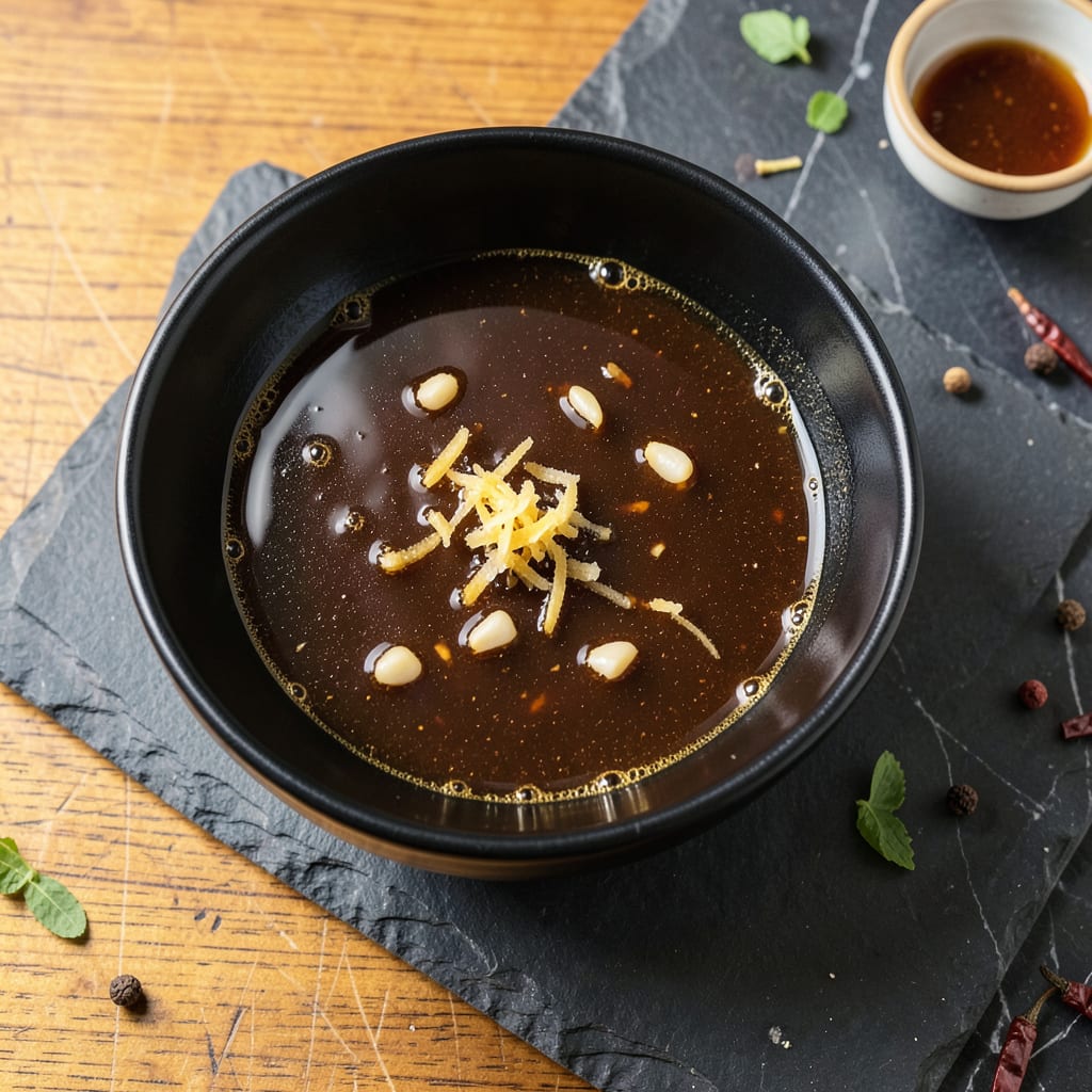 General Tso Sauce Recipe: Sweet, Spicy Glaze With Garlic Ginger Punch illustration with key details