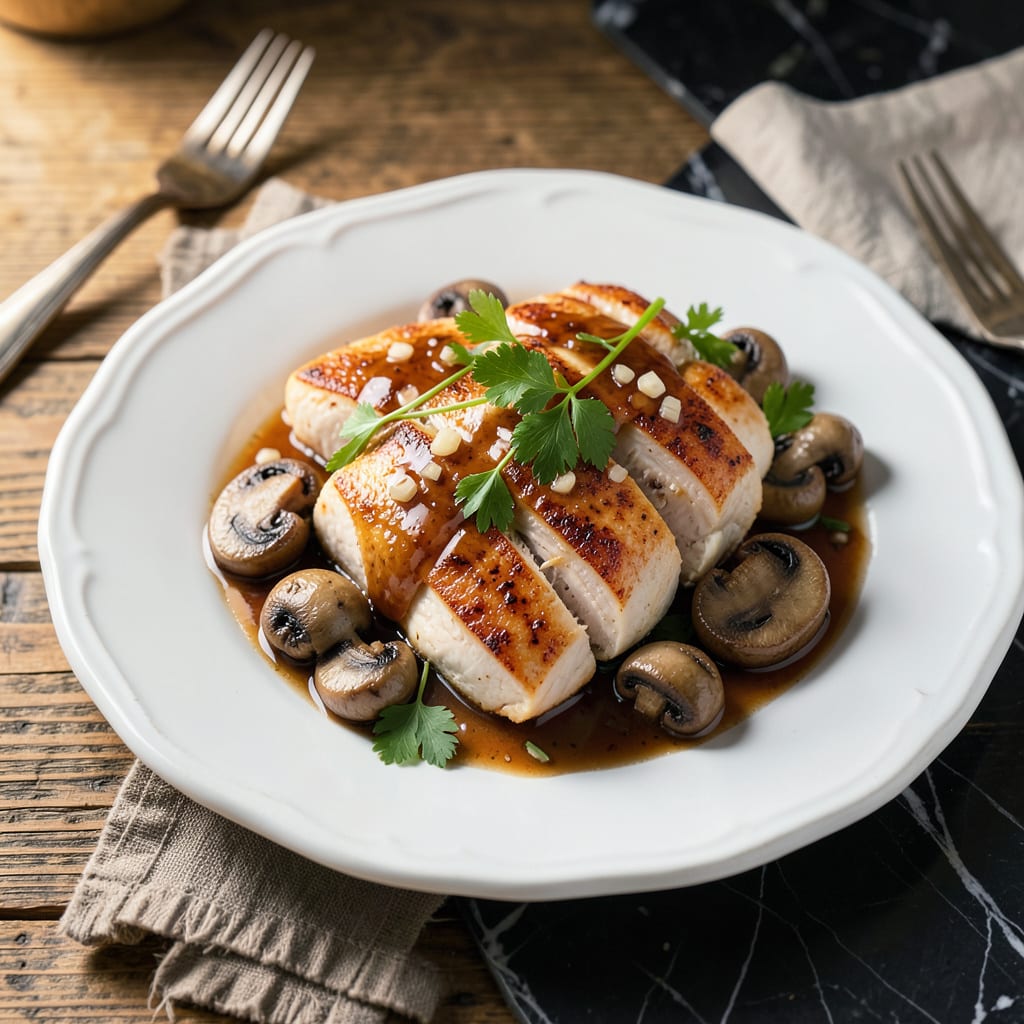 Comprehensive Giada’s Chicken Marsala Recipe: Wine Infused Mushroom Pan Sauce visual reference