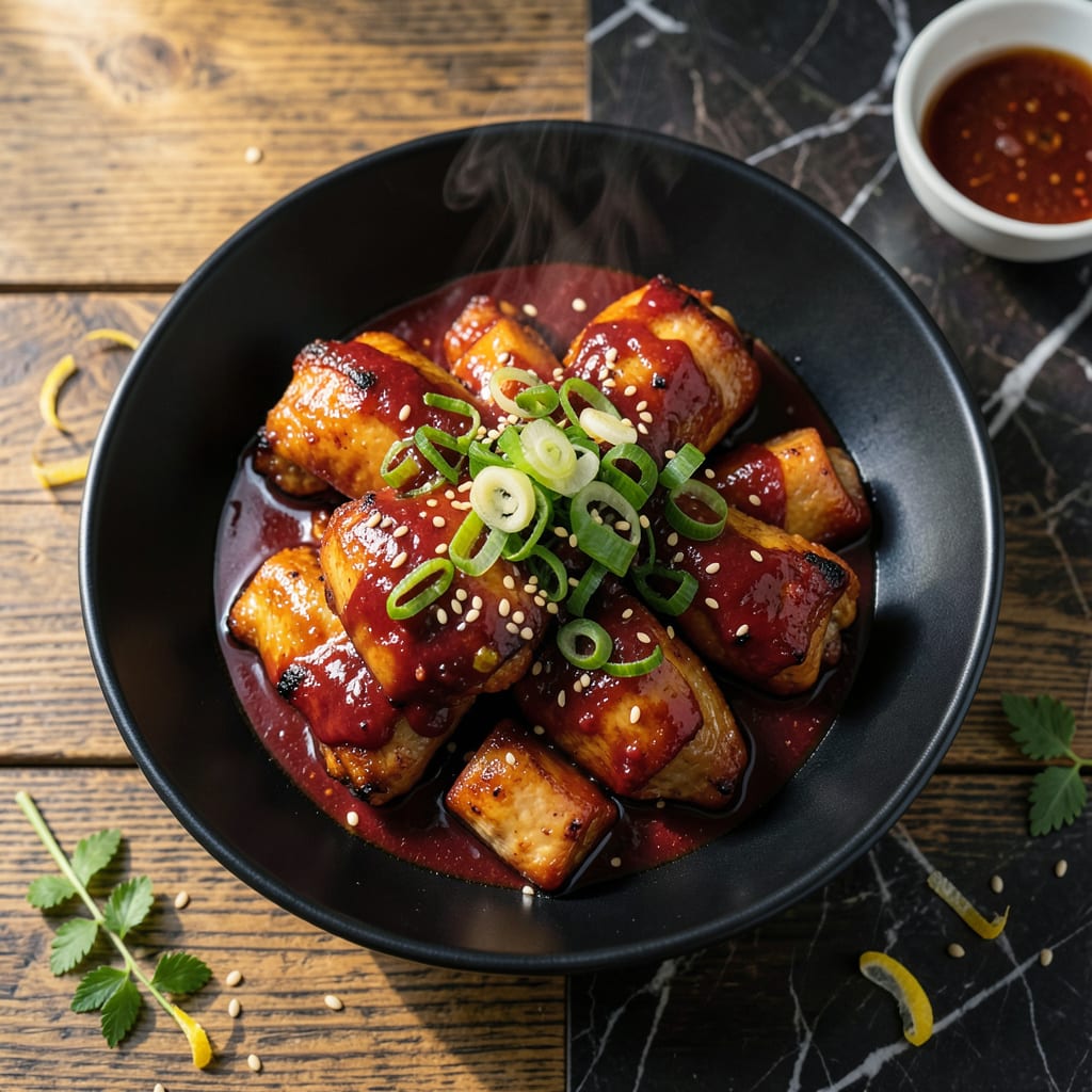 Gochujang Stir Fry Recipe: Spicy Korean Inspired Weeknight Dinner example with annotations