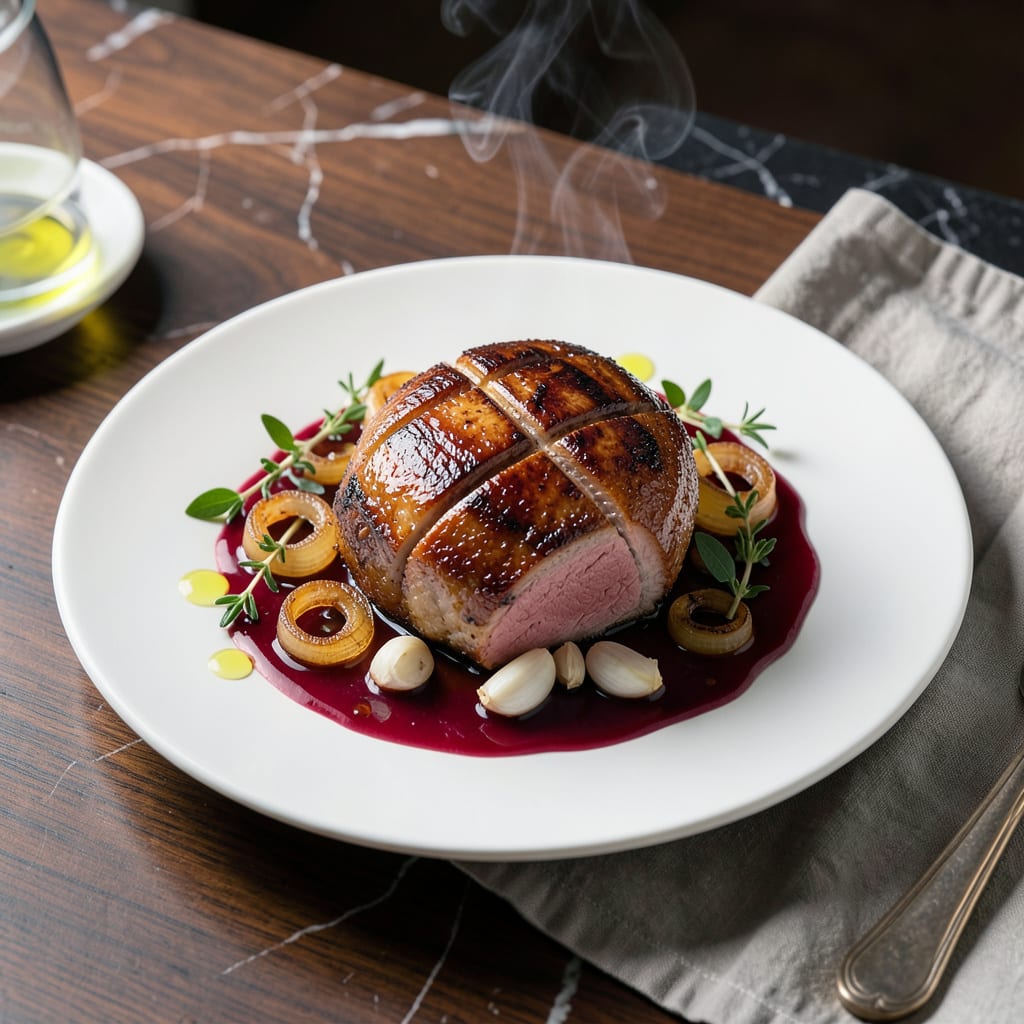 Gordon Ramsay Duck Breast Recipe: Pan Seared With Crisp Skin and Rosy Centers detailed visual guide