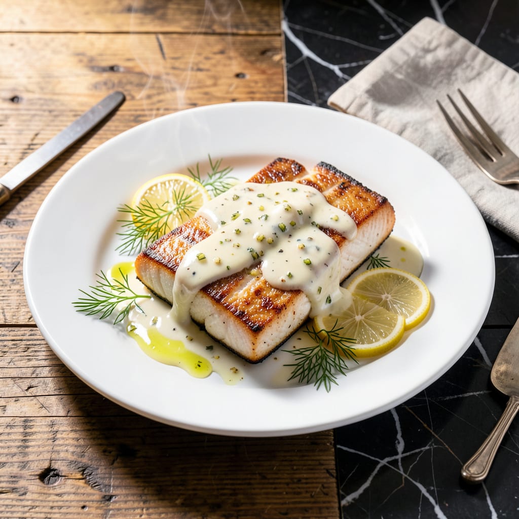 Gordon Ramsay Halibut Recipe: Pan Seared With Lemon Beurre Blanc detailed visual guide