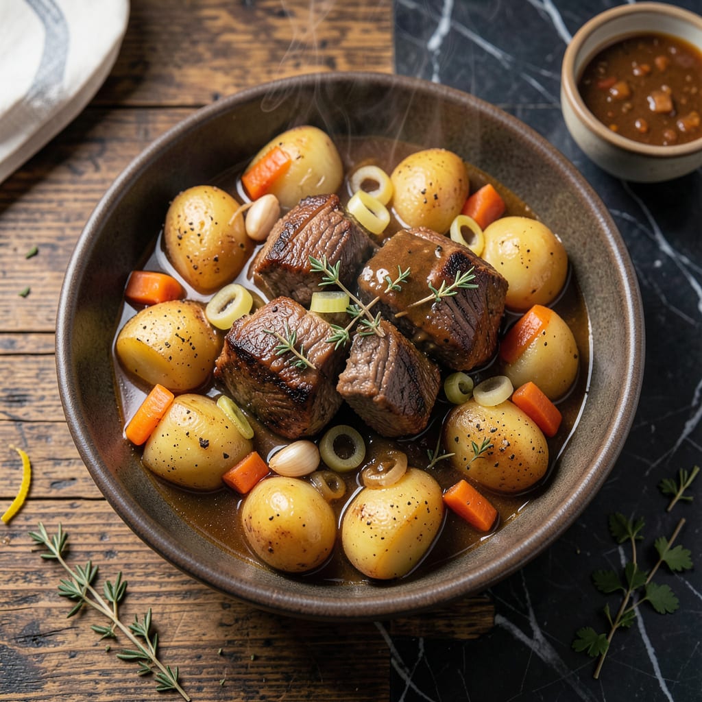 Visual representation of Gordon Ramsay Irish Stew Recipe: Rustic Comfort With Root Vegetables