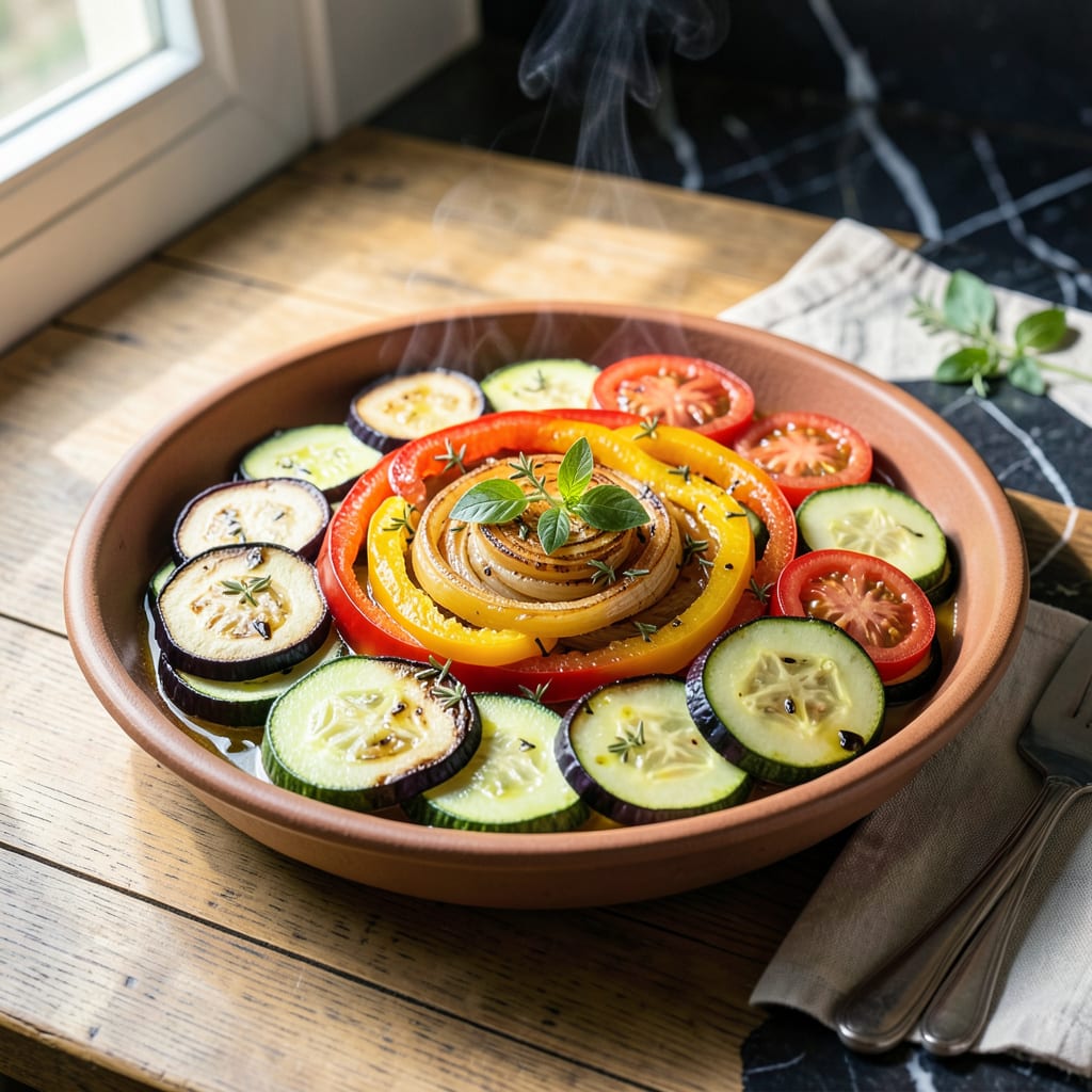 Gordon Ramsay Ratatouille Recipe: Rustic Provençal Layers With Herb Infused Depth detailed visual guide
