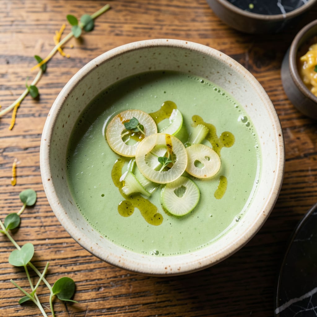 Grass Soup Recipe: Foraged Greens in a Light Spring Broth illustration with key details