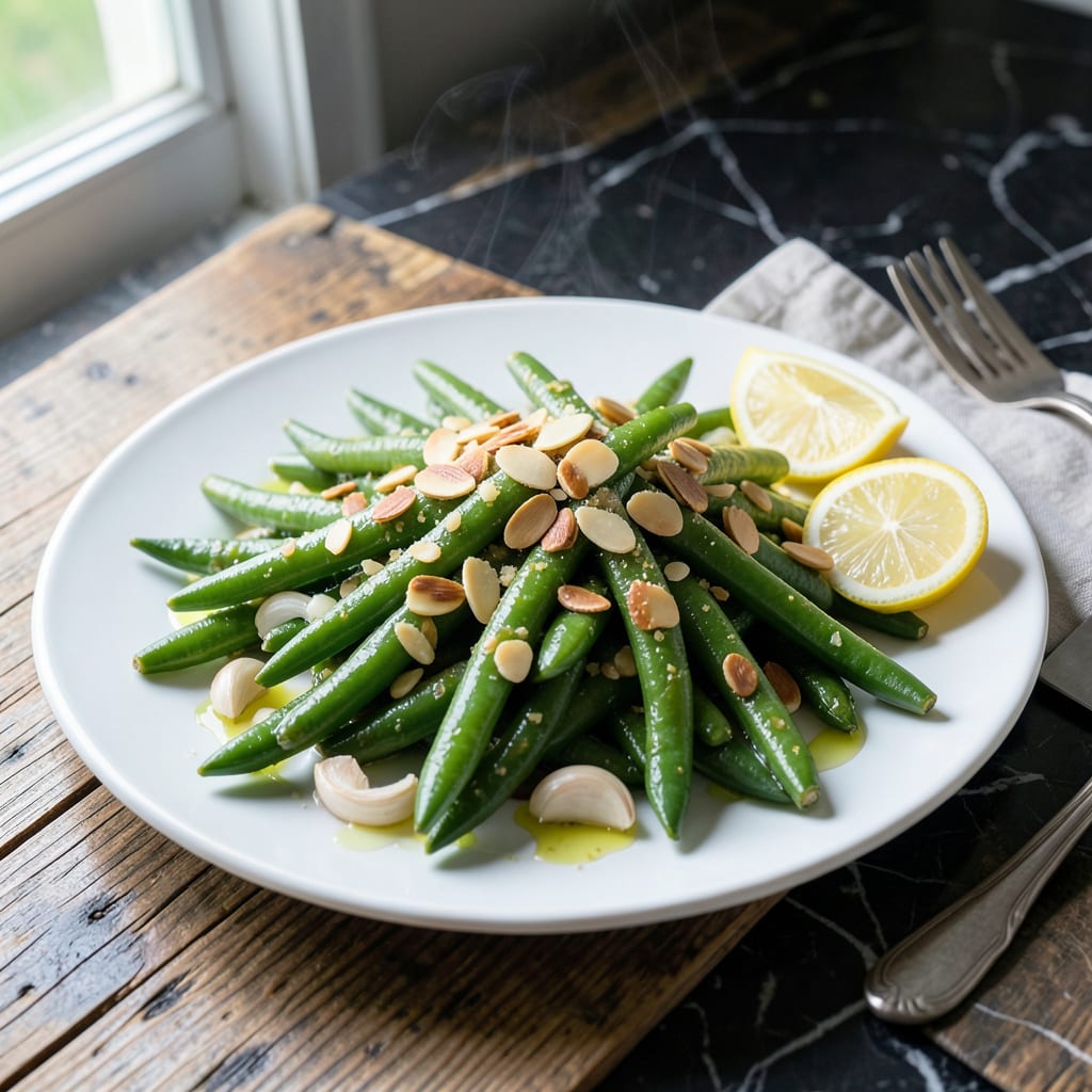 Green Beans Almondine Joanna Gaines Recipe: Buttery Toasted Nuts and Crisp Tender Beans detailed visual guide