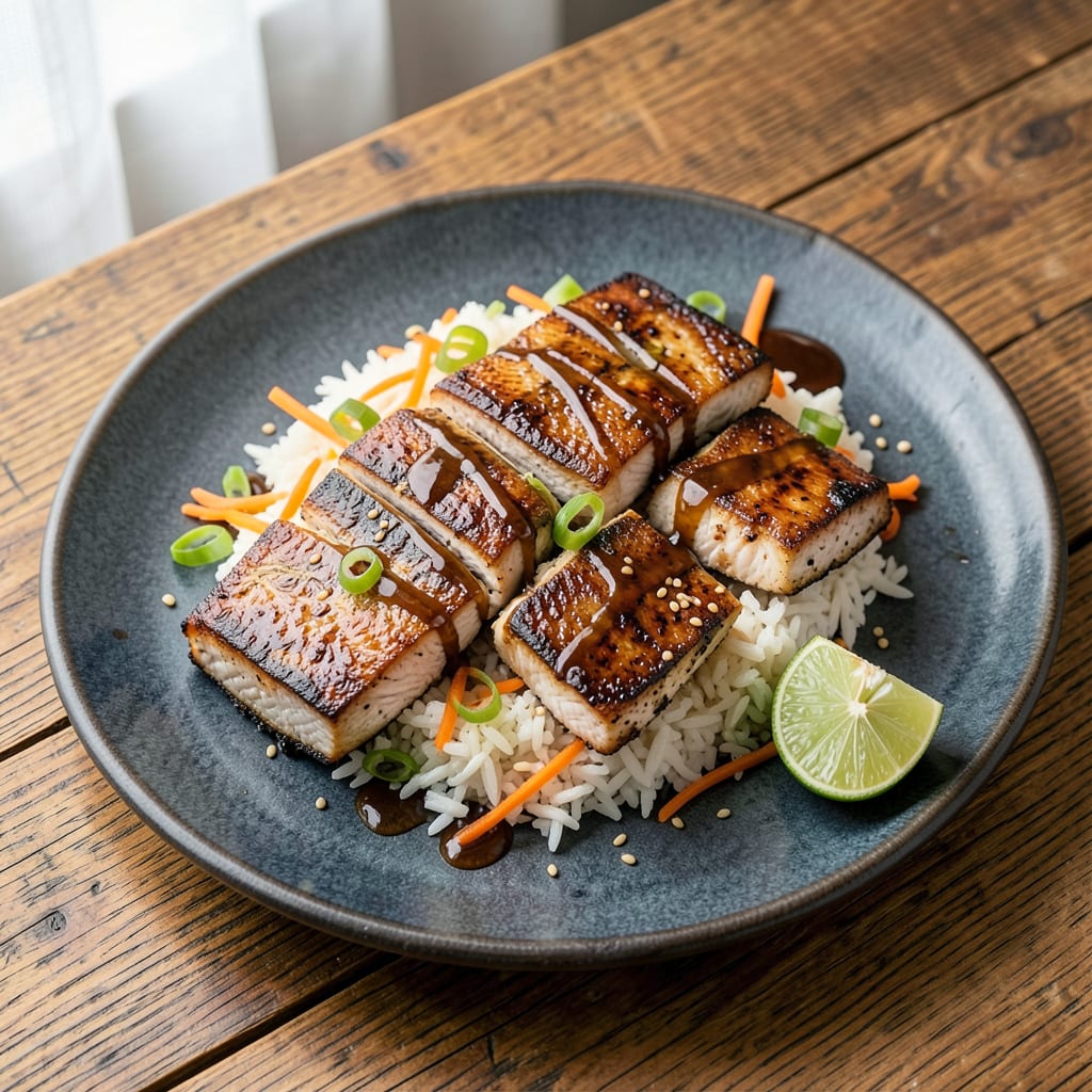 Visual representation of Grilled Black Cod Recipe: Miso Glazed Perfection in 15 Minutes