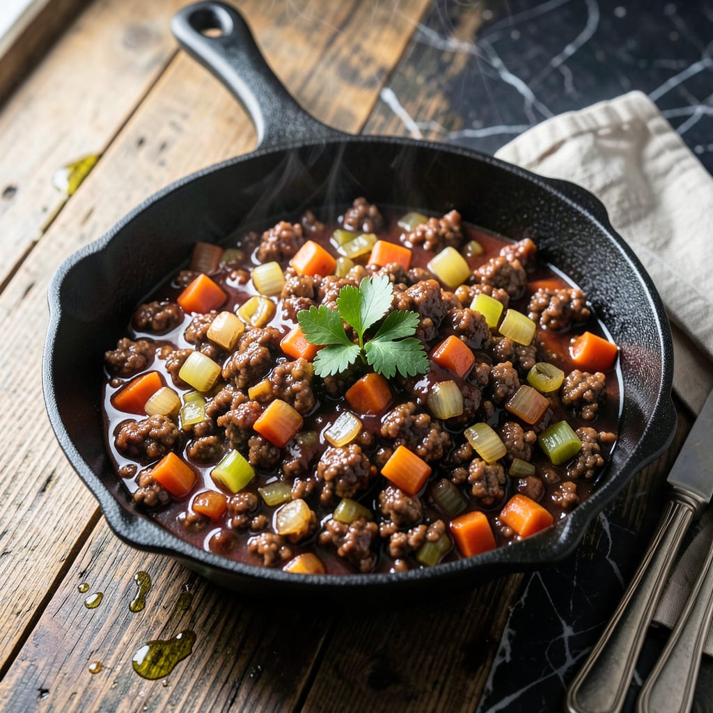 Comprehensive Ground Beef Red Wine Recipe: Rich and Savory Braised Perfection visual reference