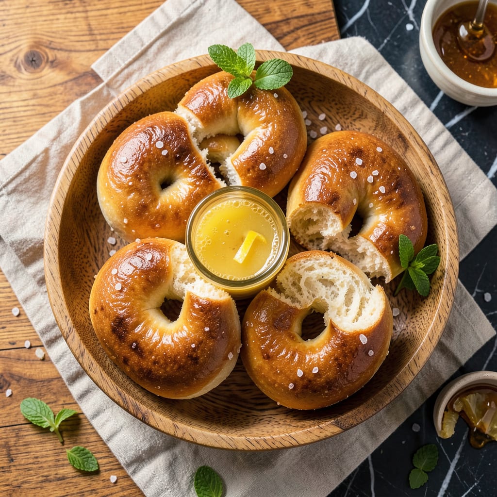 Hawaiian Bagel Recipe: Sweet Pineapple Swirls for Brunch Perfection example with annotations