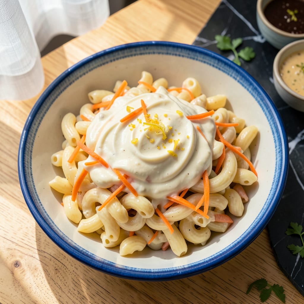 Hawaiian Bros Macaroni Salad Recipe: Island Creaminess With Sweet Carrot Crunch detailed visual guide