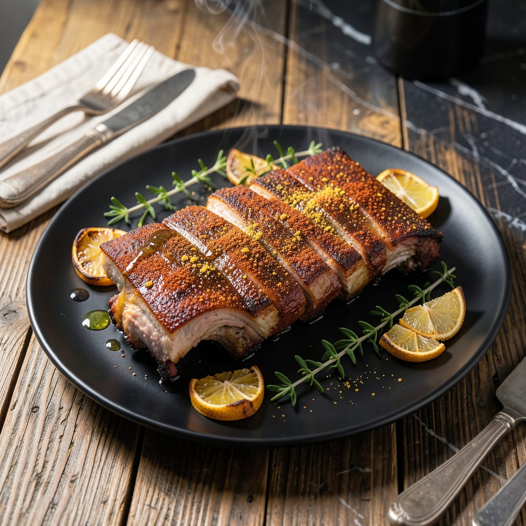 Healthy Pork Ribs Recipe: Oven Baked Tenderness Without the Guilt illustration with key details