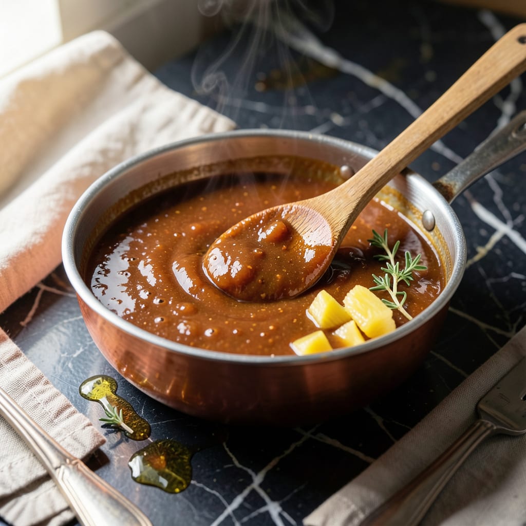 Visual representation of hickory farms sweet and sour sauce recipe