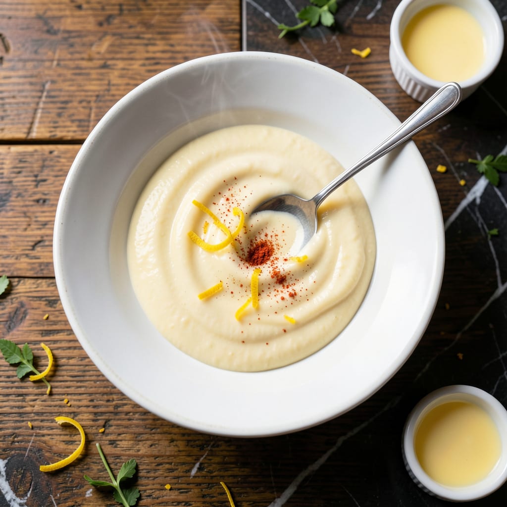 Visual representation of Homemade Hollandaise Sauce Recipe: Silky Emulsion for Eggs Benedict