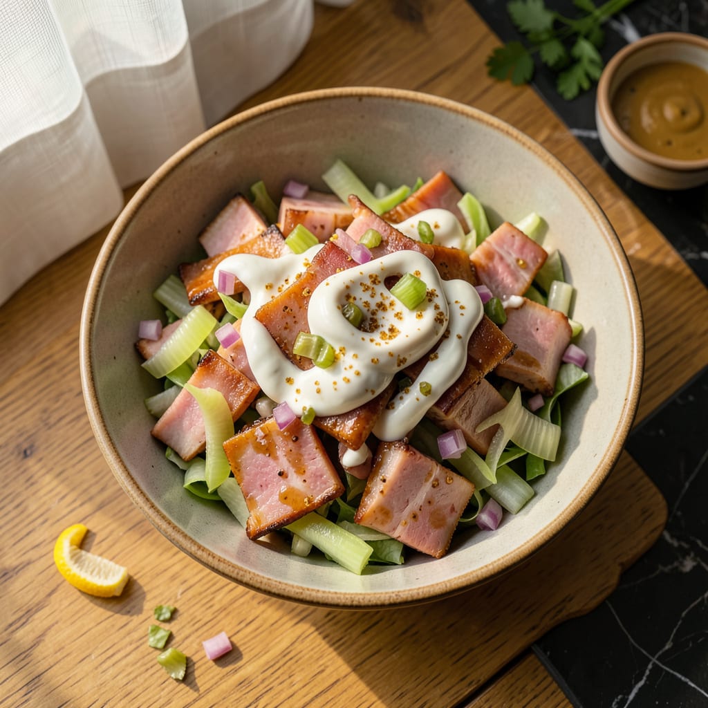 Honey Baked Ham Ham Salad Recipe: Sweet and Smoky Spread With Crunchy Texture